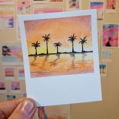 Полароид карточки для рисования