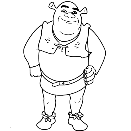 Шрек нарисовать