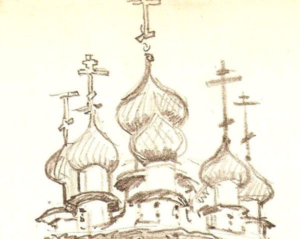 Эскиз купола церкви