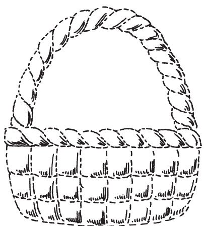 Корзина плетеная