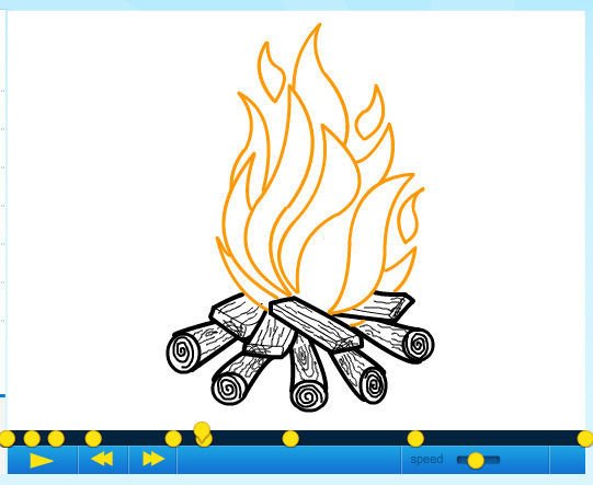 Костер скетч