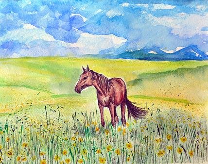 Рисунок на тему природа Ставропольского края