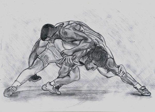 Борьба зарисовки