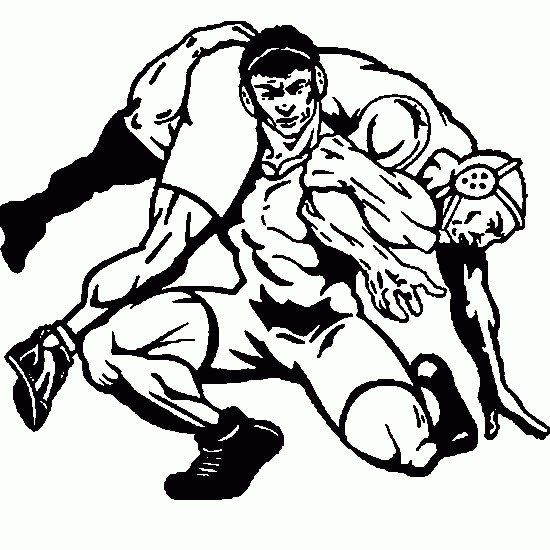 Борец рисунок