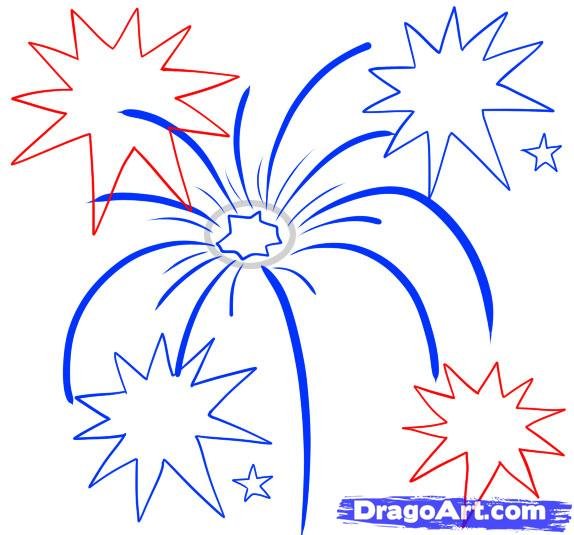 Фейерверк карандашом