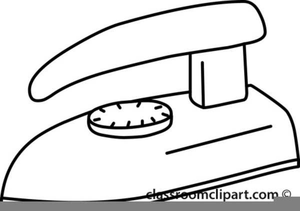 Утюг в розетке для раскрашивания