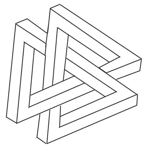 Оптические иллюзии карандашом