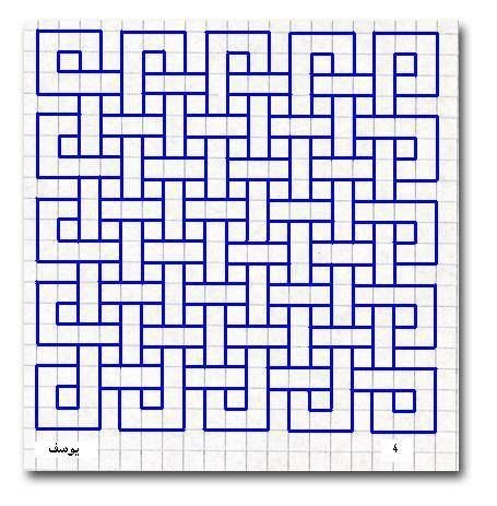 Геометрические фигуры по клеточкам сложные