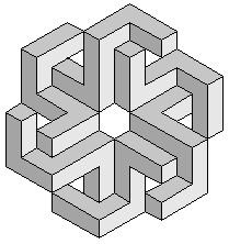 Невозможная фигура объемная