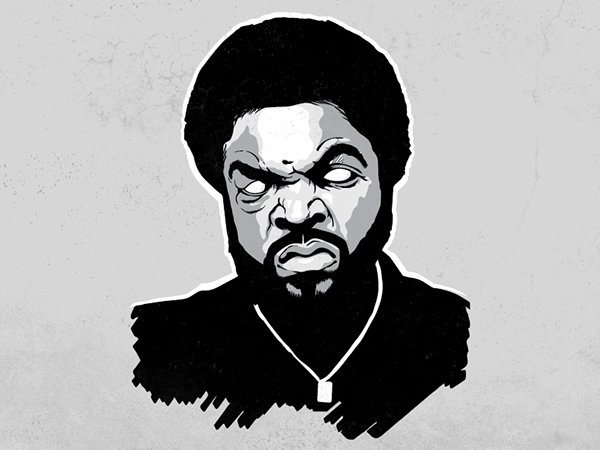 Рисовать негра легко