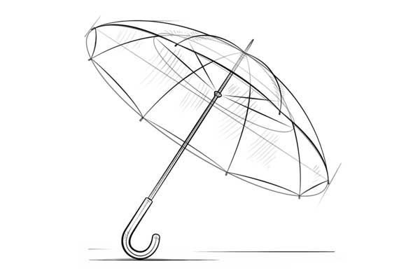 Зонтик для срисовки