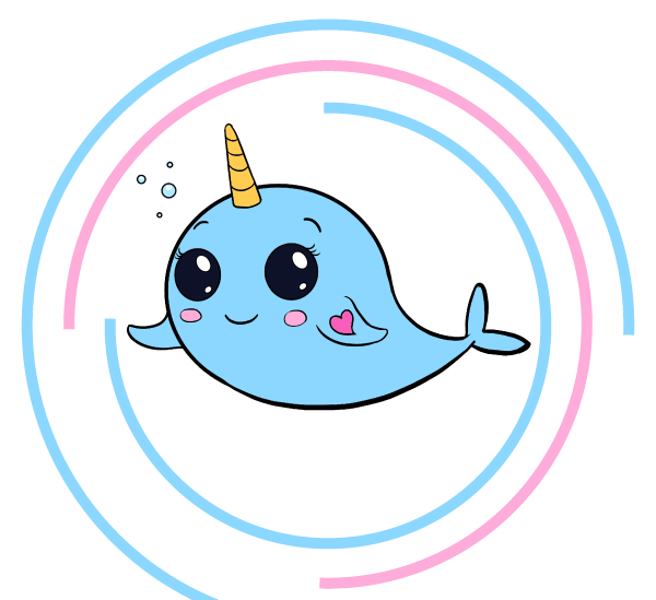 Нарвал нарисовать