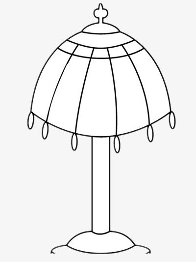 Рисование торшера