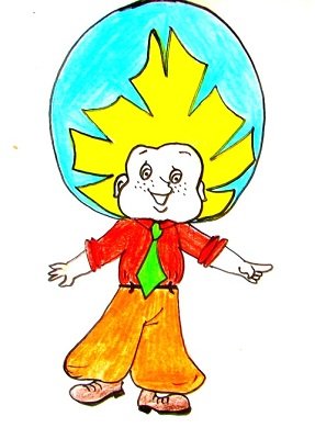 Незнайка рисунок карандашом