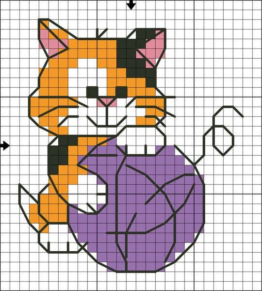 Схемы вышивки крестом маленькие зайки схемы