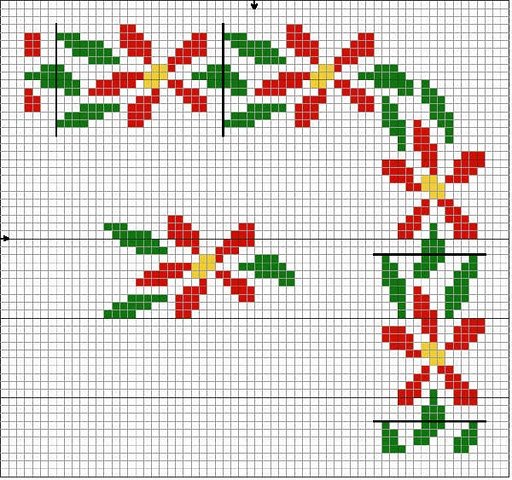 Простые схемы вышивки крестом
