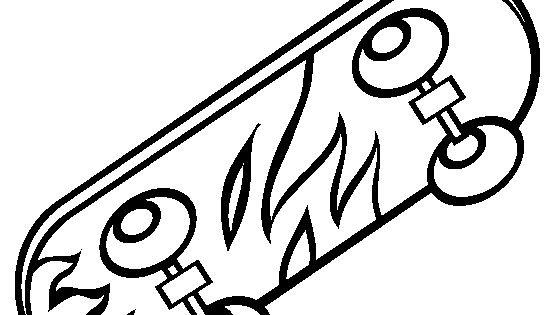 Раскраски скейты