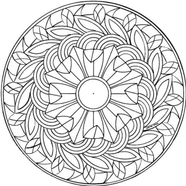 Роспись тарелок Мандала