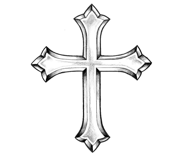 Раскраска крест православный
