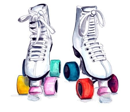 Ролики квады нарисовать