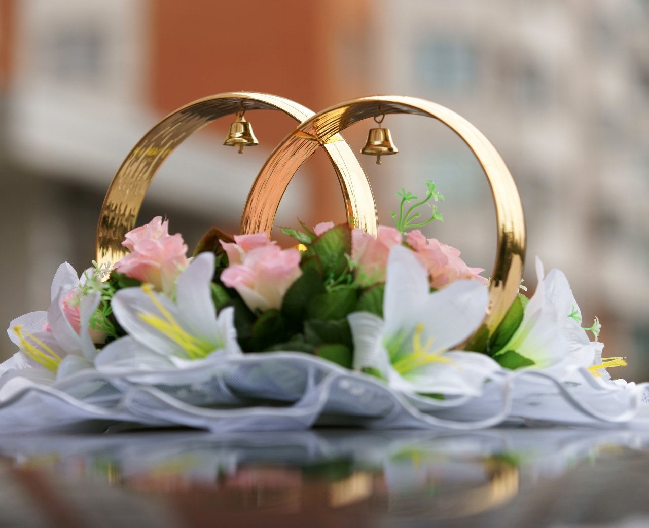 Свадебные кольца открытка