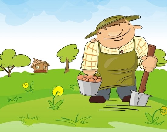 Прикольный садовник