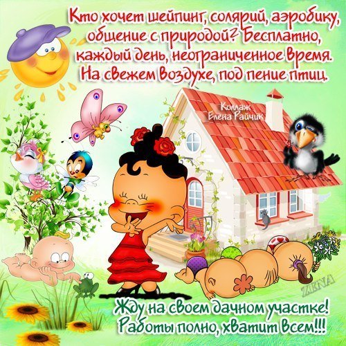 Поздравления с началом дачного сезона