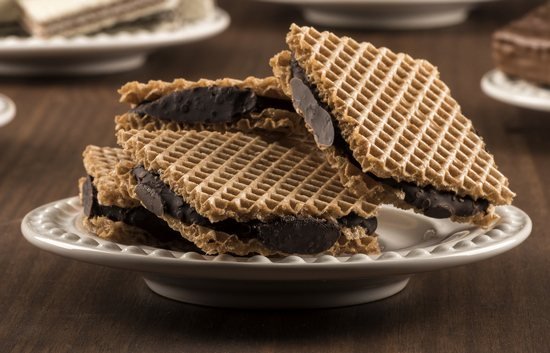 Вафли с начинкой