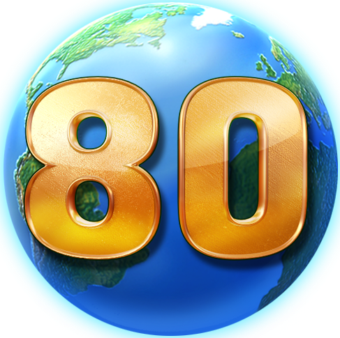 Красивая цифра 80 лет