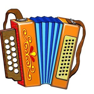 Гармошка иллюстрация