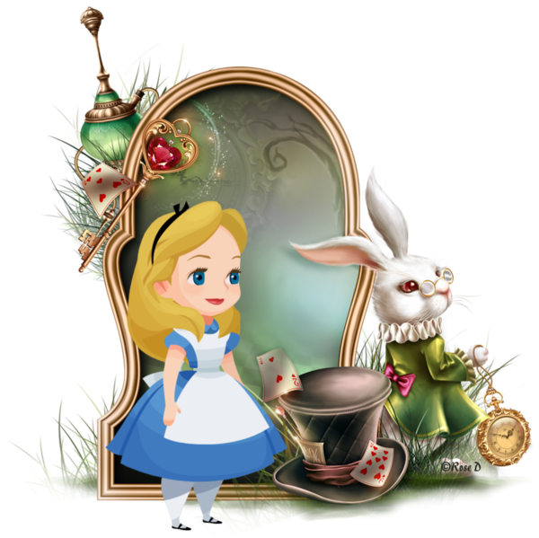 Алиса в стране чудес Алиса и кролик