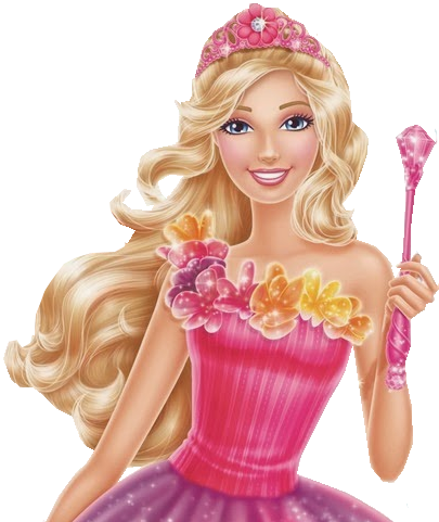 Барби принцесса на белом фоне