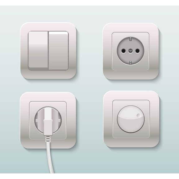 Розетка вектор