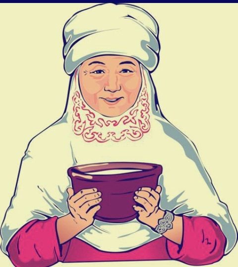 Казахская бабушка