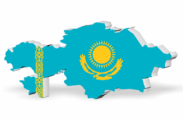 Qfl казахстан. Территория Казахстана. Казахстан на карте с флагом. Казахстан на карте. Очертания Казахстана.
