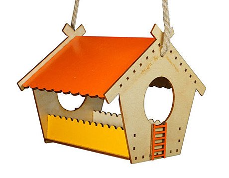 Кормушка для птиц без фона