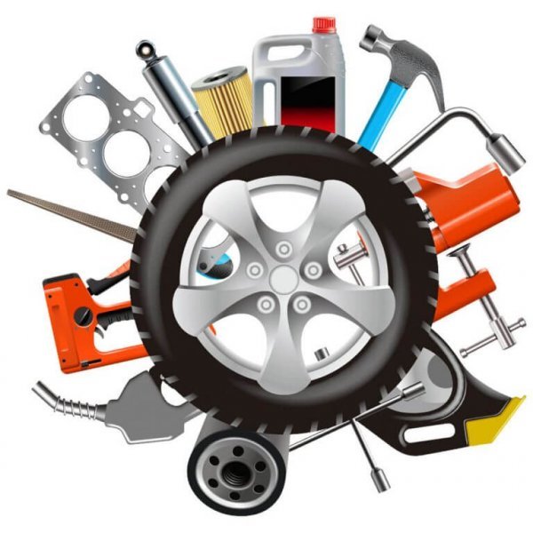 Автозапчасти для иномарок клипарт