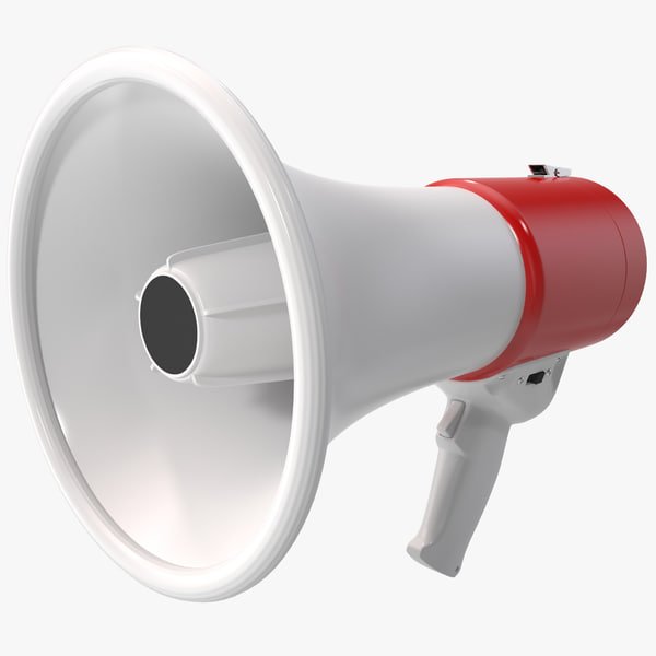 Рупор-громкоговоритель 619l 3d