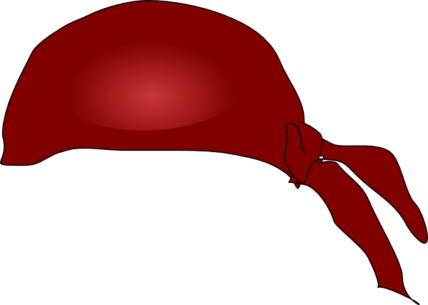 Красная повязка без фона