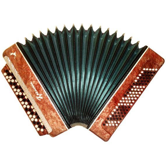 Гармонь на прозрачном фоне