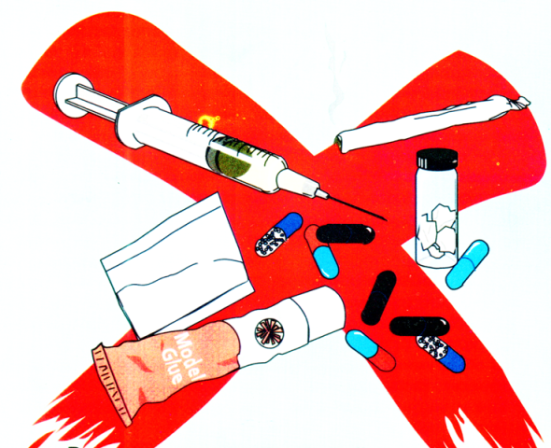 Наркотики иллюстрация
