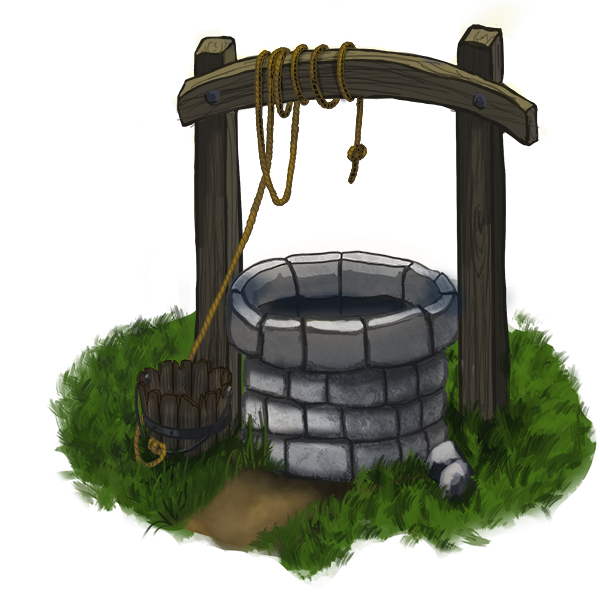 Деревянный колодец