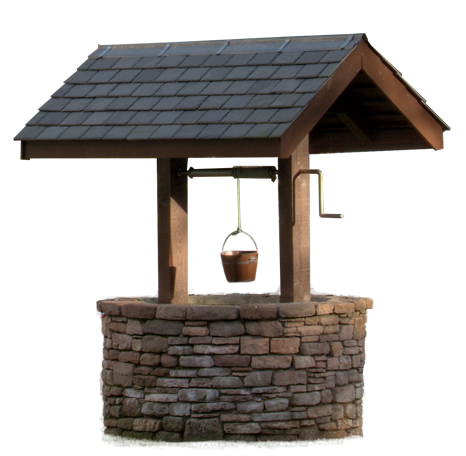 Колодец карандашом