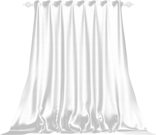 Прозрачная тюль на прозрачном фоне