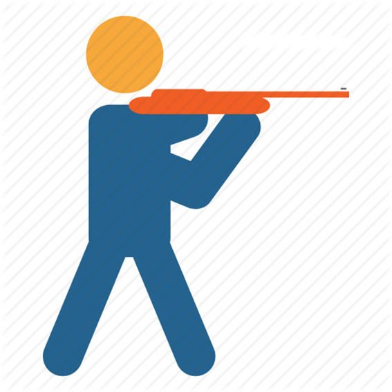 Значок пулевая стрельба