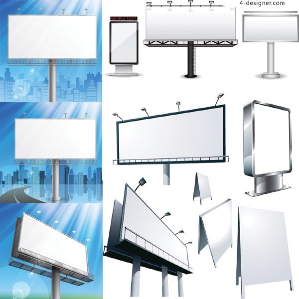 Рекламный щит с логотипом