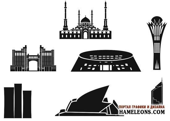 Силуэты городов Астана