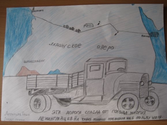 Дорога жизни рисунки детей