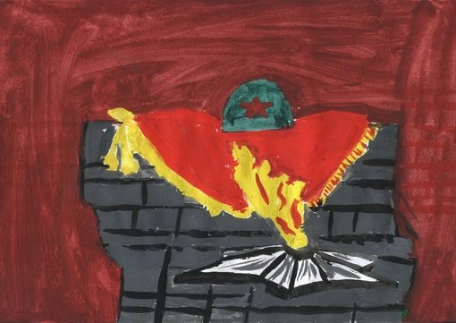 Рисование неизвестный солдат