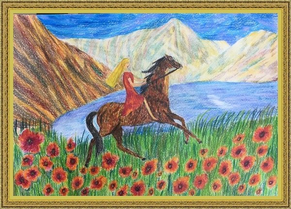 Казахстан рисунок